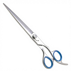 Pets Grooming <b>Scissors</b> <b>Dog</b> Grooming Shears Sharp Cutting Durable Cat Grooming Shear Straight Razor Sharp Cutting Edge 8.5 Inch - Product Image 1