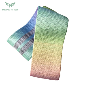 Bon matériel Logo personnalisé niveau élastique entraînement Fitness Yoga bandes anti-dérapant hanche résistance boucle en gros - Product Image 6