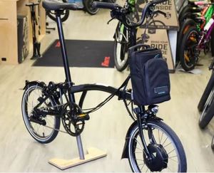 Bicicleta Eléctrica Plegable 100% Original Electric C Line Urban Mid + Rack - Negra - Product Image 1