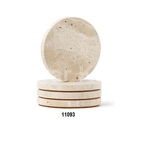 Juego de 4 posavasos de cobre martillado de cobre puro y hecho a mano 100% - Product Image 4