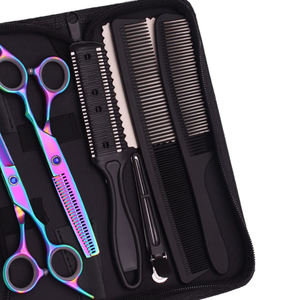 Kit de Barbería Profesional y Duradero con Peine y Pinza Personalizables, Herramientas de Corte de Cabello de Acero Inoxidable para Salón, Set de Peinado y Estilismo - Product Image 2