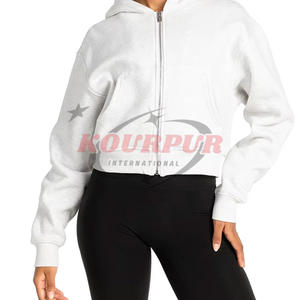 Sudadera con Capucha para Mujer, Diseño con Cierre Frontal, 100% Algodón, Diferentes Colores, Nueva Colección de Invierno, Precio al por Mayor, Altamente Recomendada - Product Image 2