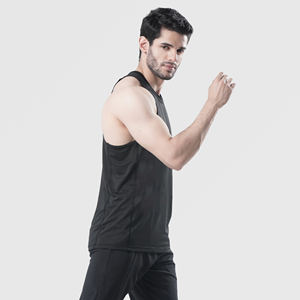 Débardeurs d'entraînement 100% coton pour hommes Logo personnalisé Polyester respirant été imprimé couleur unie côtelé Fitness capuche tricotée - Product Image 2