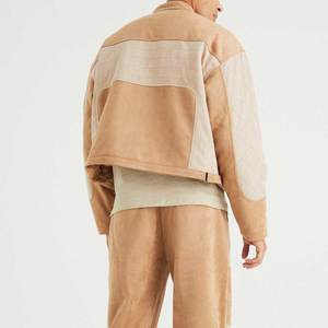 2025 vente en ligne du marché pas cher prix veste en cuir de vachette pour hommes couleur beige et beige industrie tendance veste en cuir pour hommes - Product Image 5