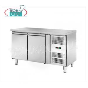 Equipo de Refrigeración para Cocina Comercial, Modelo AKS2104TN de 2 Puertas, Temperatura Controlada -2/+8C 228 Lt Ventilado Clase C Temperatura de 2 Grados - Product Image 1