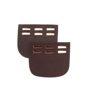 Protector de hebilla de circunferencia negra para sillines de estilo Shires Blenheim, hebilla de ranura, protector de cuero para SILLÍN, diseño de cuero personalizado - Product Image 3