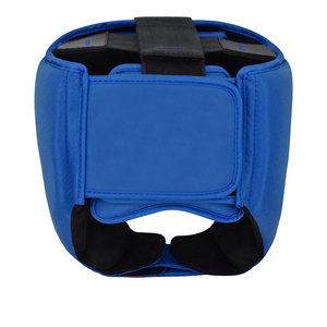 Solid Color Men Boxing <b>Head</b> Guards High Quality Low Moq Leather <b>Head</b> Guard For Boxing And Taekwondo <b>Training</b> - Product Image 2