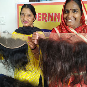 ผมแท้คุณภาพสูงแบบขายส่ง เวอร์จิ้น เรมี อินเดียน ฮิวแมนแฮร์  จัดเรียงเกล็ดผม 13*4  แบบตรง  ไม่ผ่านการแปรรูป  แบบดิบ  ลอนลึก  สำหรับต่อผม - Product Image 6