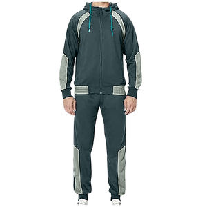 Conjunto Deportivo Reflectante para Hombre con Diseño de Contraste, Ropa Deportiva Transpirable, Sudadera con Capucha para Gimnasio, Chaqueta Cortavientos de Compresión, Chándal para Hombre - Product Image 1