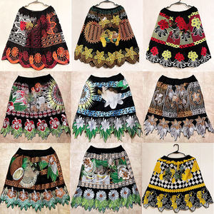 Fashion <b>Skirts</b> Women Clothes Roupas Saia Bottom Women <b>Skirt</b> New Sexy Woman Long Jupe Bohemian Boho Flowers <b>Elastic</b> <b>Waist</b> - Product Image 5