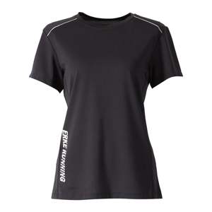 เสื้อยืดคอกลมทรงเข้ารูปสำหรับผู้หญิง ERKE สีดำ ผ้าฝ้ายถัก ระบายอากาศได้ดี ไซส์ XS-3XL สำหรับใส่ในฤดูร้อน - Product Image 1