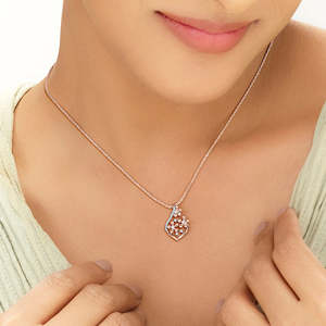 Pendentif Charme Classique Diamant Brillant Éclatant - Product Image 2