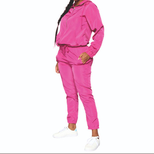 Conjuntos Deportivos Cortavientos Personalizables para Mujer, Transpirables, Ecológicos, 100% Algodón, Diseño Personalizado, Gran Venta - Product Image 2