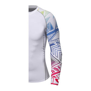 Customizable Compression Breathable Quick Dry Full Sleeve <b>MMA</b> <b>Rash</b> <b>Guard</b> for Men Adults Jiu Jitsu BJJ Gym Training Boxing - Product Image 5