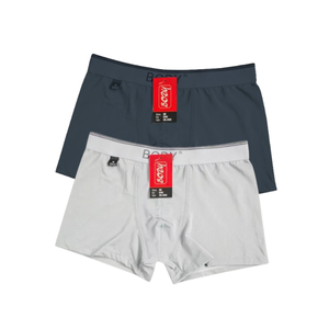 Calzoncillos bóxer de algodón de tiro medio OEM para hombre, venta al por mayor, buena calidad, color sólido, tela viscosa, embalaje personalizado, logotipo Vinh, prenda colgada - Product Image 2