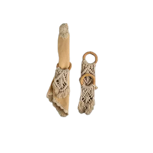 Anillo de tejido de macramé de aspecto lujoso, diseño moderno, aspecto creativo, Decoración de mesa, precio barato, el mejor soporte de tejido de acabado - Product Image 5