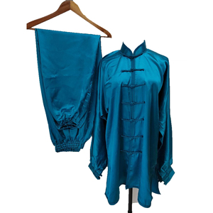 ชุดเครื่องแบบกังฟูสีล้วนชุดกางเกงเอวยางยืดใส่ได้ทั้งชายและหญิง - Product Image 3