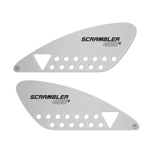 สติ๊กเกอร์กันรอยข้างถังน้ำมันสำหรับ Triumph Scrambler 400 X ขนาดสั่งทำพิเศษ พร้อมโลโก้สั่งทำ ใช้ได้กับรถมอเตอร์ไซค์รุ่นต่างๆ - Product Image 2