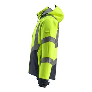 Veste de sécurité de travail pour homme, vêtements réfléchissants imperméables à LED personnalisés avec logo tendance, pour équipe sportive - Product Image 3
