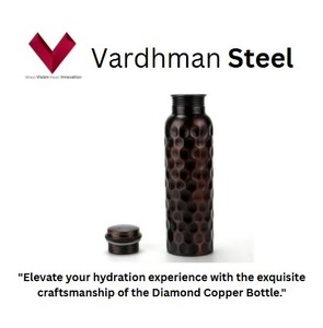 2025 Top Selling 650 ML Diamond Copper Flask Luxury <b>Stainless</b> <b>Steel</b> <b>Tumbler</b> for Hydration with Elegance - Product Image 2