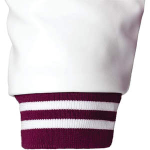 Veste universitaire unisexe de baseball de haute qualité avec logo brodé sur le tissu de toile avant - Product Image 6