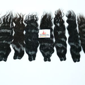 Venta al por mayor de extensiones de cabello humano de onda profunda de cutícula alineada ninguno procesado químicamente mujeres - Product Image 5
