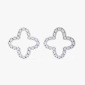 Venta al por mayor Fine VVS Lab Grown Diamond Stud Pendientes para Mujeres Simple Nupcial Fiesta Joyería - Product Image 4