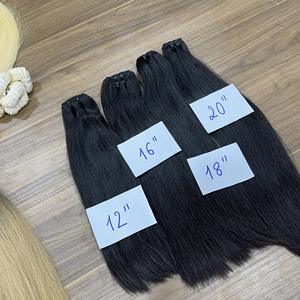 100% Paquetes de cabello ondulado/liso natural crudo al por mayor vietnamita Proveedor de cabello sin procesar Sin enredos Sin caída de cabello - Product Image 2