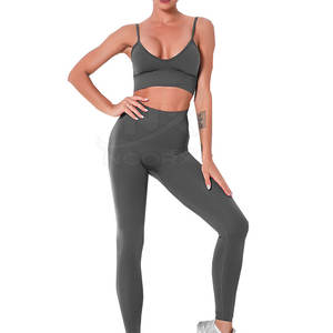 Recién llegado, conjunto de Yoga para mujer, ropa de gimnasio de tela cómoda de secado rápido, conjunto de Yoga para mujer hecho en Pakistán - Product Image 1