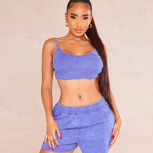 Conjunto de pijamas con gráficos de letras para mujer, camiseta de manga corta con estampado bonito, pantalones cortos, ropa de dormir, conjuntos de pijama, pijamas para mujer - Product Image 2