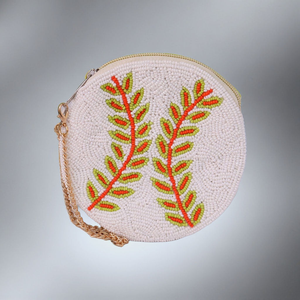 Porte-monnaie mini baseball au meilleur prix, unique, perlé, petit rangement pour pièces de monnaie, fermeture éclair, forme de baseball conçue à la main pour cadeaux promotionnels - Product Image 3