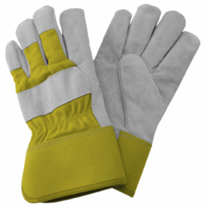 Guantes de seguridad de trabajo de alta calidad de cuero dividido Canadian Rigger, guantes de trabajo de la industria del cuero para protección de las manos - Product Image 3