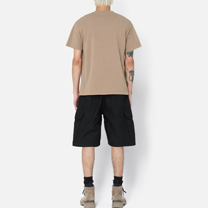 Vente en gros d'hommes T-shirts vierges de couleur unie avec poche poitrine personnalisée 250Gsm T-shirt lourd 100% coton pour hommes - Product Image 2