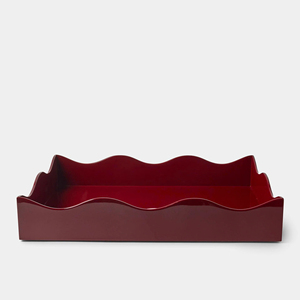 Bandeja de laca premium con acabado refinado de alto brillo, bandeja decorativa lacada, perfecta para el estilo moderno del interior del hogar. - Product Image 5