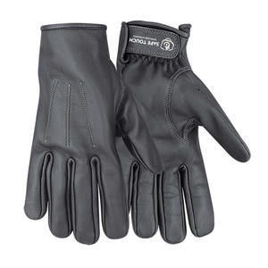 Gants en cuir classiques d'hiver pour hommes et femmes vente en gros Pakistan-Gants habillés thermiques de style uni Gants en laine et cachemire Mitaines - Product Image 2