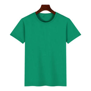 OEM Logo personnalisé Broderie Conception imprimée 180g Polyester Coton à manches courtes Col rond T-shirt maternelle T-shirt pour hommes - Product Image 6