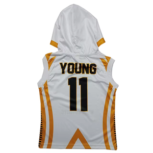 7on7 Drapeau Football Uniformes Jersey pour les Jeunes Entièrement Sublimé Compression À Capuche Sans Manches 7v7 Jersey - Product Image 4