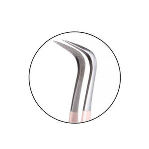 Curved <b>Eyelash</b> Tweezers for Volume Lash <b>Fan</b> Making Suitable for Lash Technicians and Beauty Professionals - Product Image 4