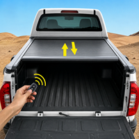 Couverture de benne électrique rétractable pour Toyota Tundra avec benne de 6,5 pieds et verrouillage multipoints