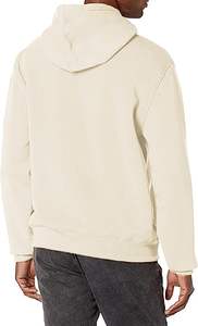 Venta al por mayor de alta calidad de los hombres de manga larga sudaderas 100% de algodón de lana con capucha ropa de invierno de diseño de impresión sólida - Product Image 4