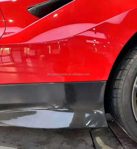 Kits de carrosserie en fibre de carbone pour Ferrari F8 : Lame avant, Lame arrière, Jupes latérales, Aileron arrière – Kits de modification de carrosserie pour voitures - Product Image 4