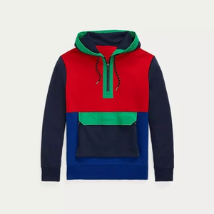 Top Notch unisexe solide fermeture éclair à capuche 100% coton veste polaire avec poche pour l'hiver - Product Image 3