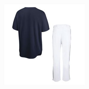 Conjuntos de uniformes de béisbol personalizados de la mejor calidad, estampado fino con su propio logotipo, corte perfecto, material superior de bajo precio - Product Image 2