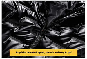 Chaqueta Acolchada Impermeable Ligera de Plumón para Hombre, Cortavientos Cálida de Invierno, Fabricada por OEM Personalizada - Product Image 6