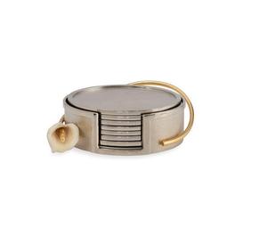 Dessous de verre en métal de haute qualité à des prix Offre Spéciale faits à la main carrés à la mode designer fantaisie table sous-verres décoratifs - Product Image 2