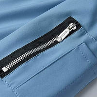 Blouson Bomber en Satin de Haute Qualité, Direct Usine, Hiver, Imperméable, Respirant, Séchage Rapide, Réversible, Coupe Slim, Col Montant