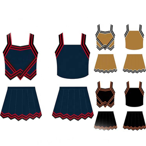 Tenues de cheerleading légères, unies, de haute qualité, à séchage rapide pour femmes adultes - Product Image 3
