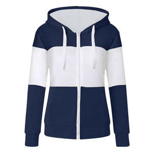 Sudaderas con capucha de algodón coreano con logotipo personalizado de alta calidad para mujer, sudaderas con diamantes de imitación al por mayor, sudaderas con Capucha de punto para invierno - Product Image 1