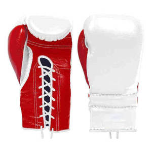 Service OEM Gants de boxe en cuir de haute qualité Respirants Légers Classiques Muay Thai Entraînement en plein air pour adultes - Product Image 3