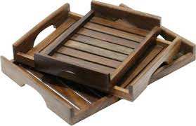 Bandeja de madera para servir y logotipo personalizado Suministros para restaurantes y hoteles tamaño personalizado bandeja de madera de la mejor calidad - Product Image 4